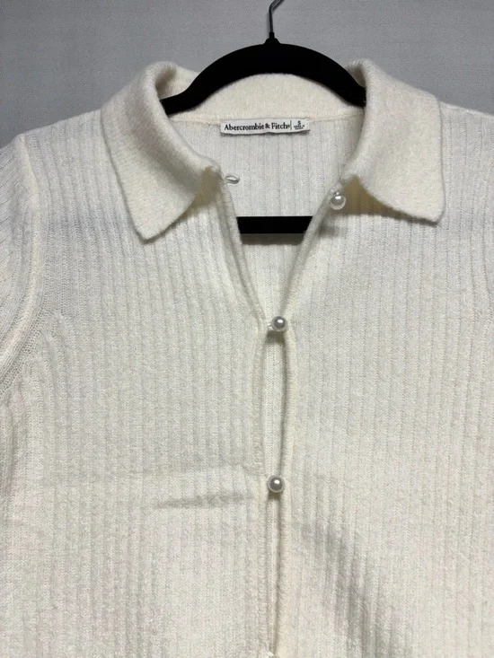 ✨ Abercrombie & Fitch Short Sleeve Knit Cardigan – Size S - Picture 6 of 12